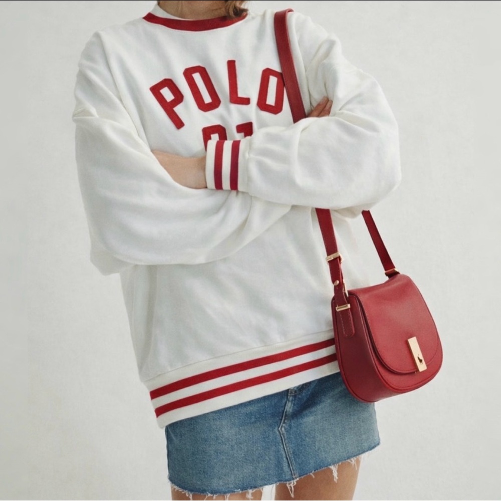 Polo Ralph Lauren Polo ID Calfskin Mini Saddle Bag